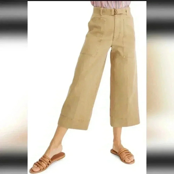 Madewell Pants - Madewell Utility Crop Wide Leg Pants
